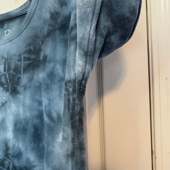 Te Verde Women’s Tie Dye Boho Long Sleeve Sweater Size L Gray Casual Athleisure - Picture 7 of 7